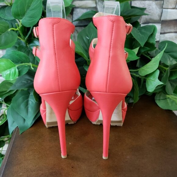JIMMY CHOO 39/8.5 Coral Ankle strap Stiletto heel - Picture 5 of 8